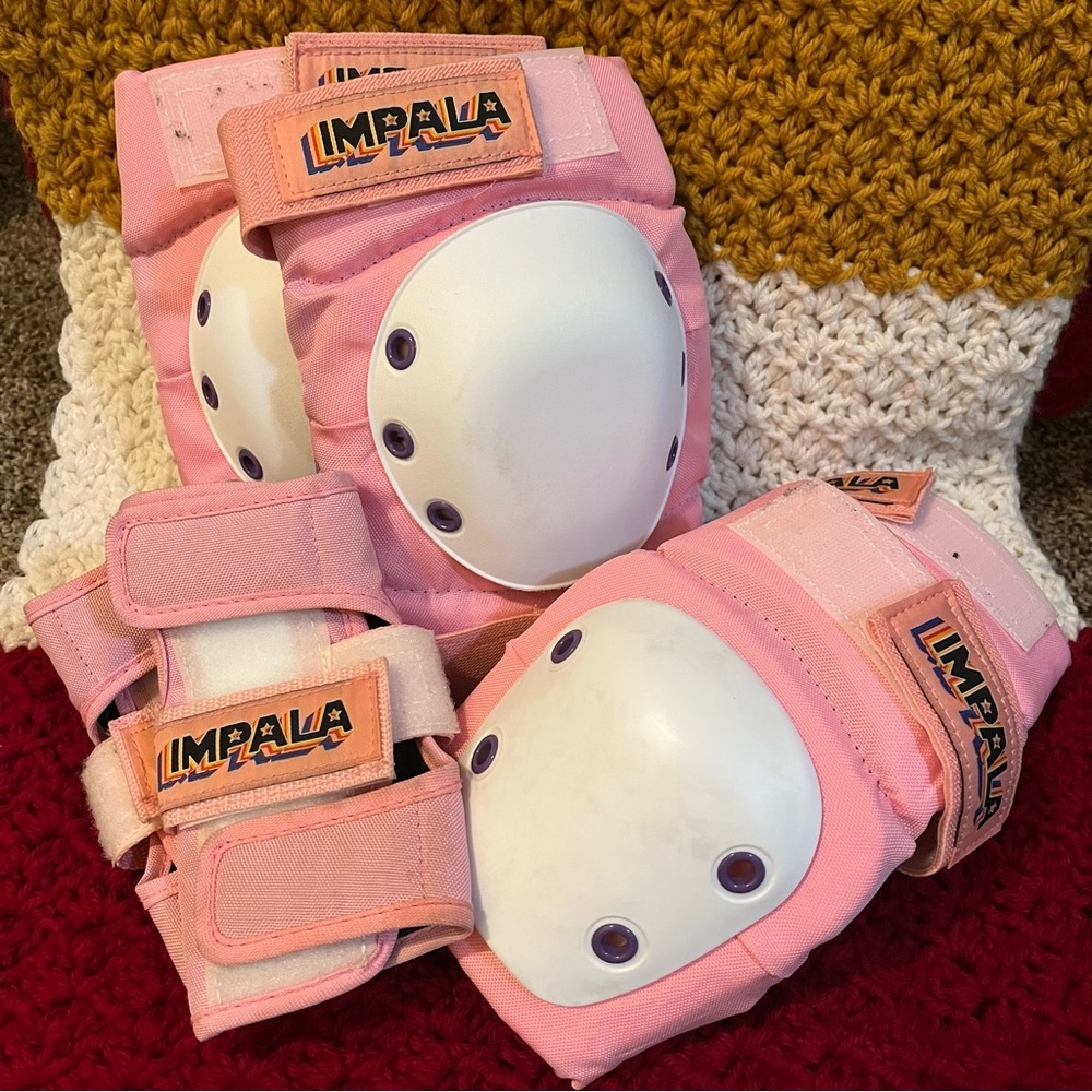 Impala Skates Pink Protective Gear Full Set Size Small